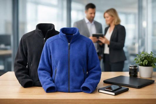 Fleece personalizat pentru firme: cum alegi bine